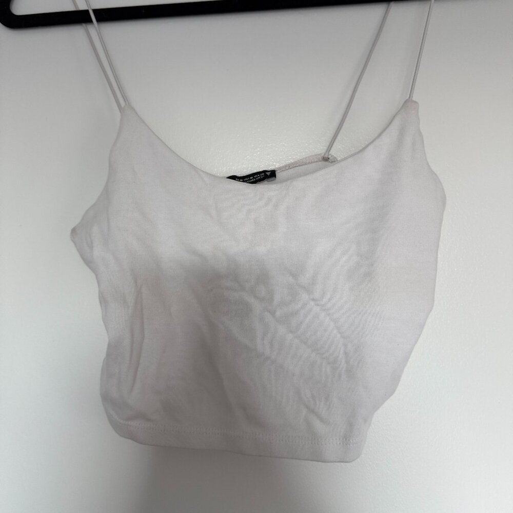 Zara Mini White Tank Top
